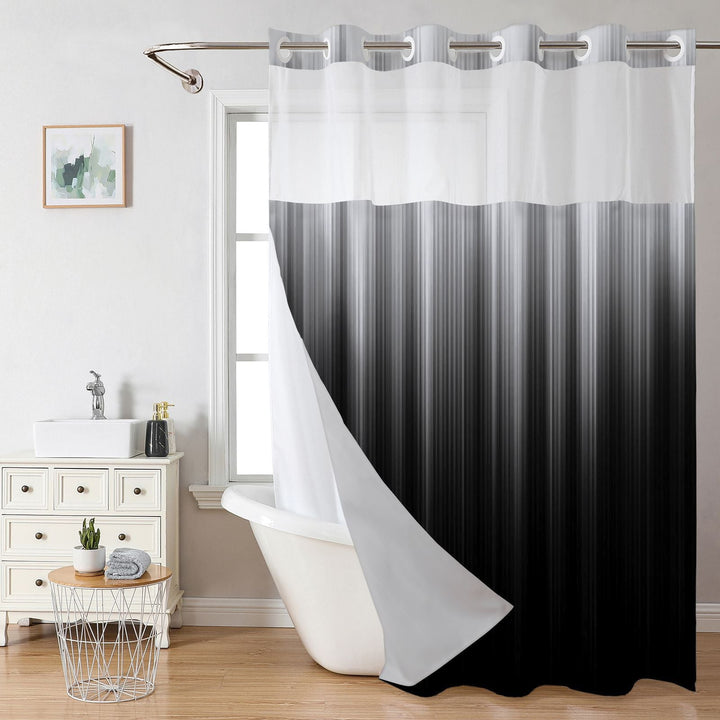 Modern Gradient Shower Curtain Kalsten