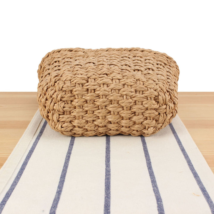 Braided natural material tote bag Kalsten