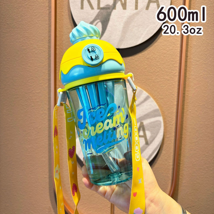 Ladies creative drinking bottle in ice cream design Kalsten