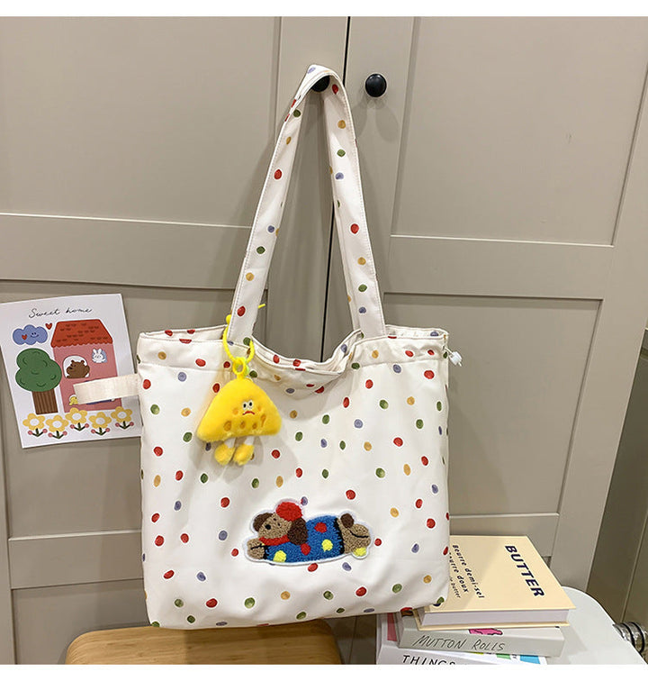 Fun-Themed Spacious Tote Bag Kalsten