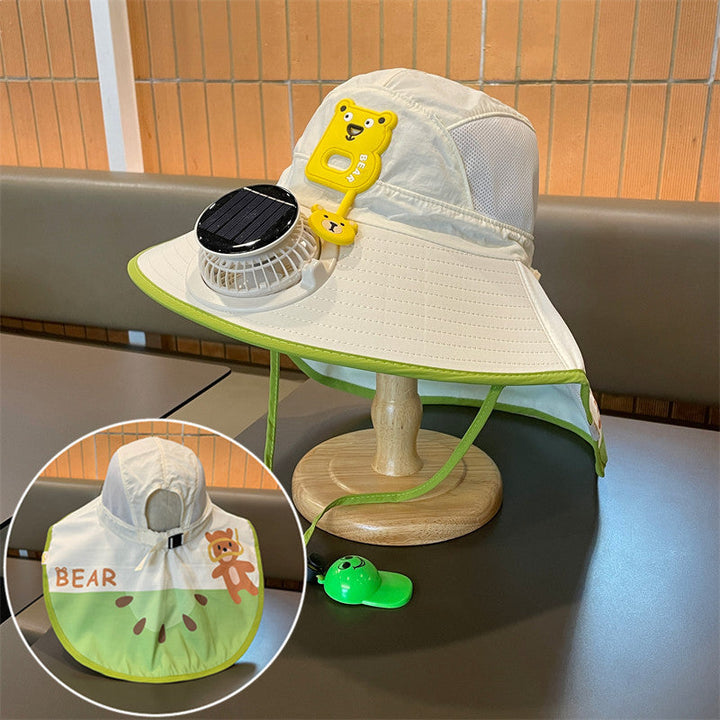 Sun Hat with Neck Protection, Breathable Mesh and Adjustable Chin Strap Kalsten