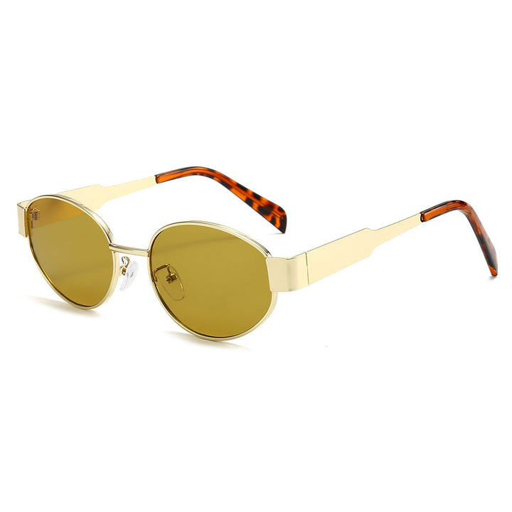 Fashionable oversized sunglasses with metal frame Kalsten