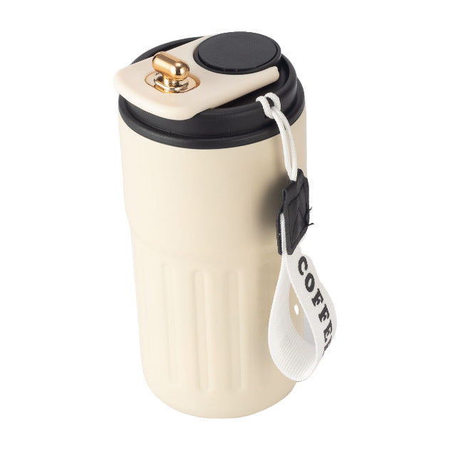 Ladies insulated coffee mug with practical grip loop Kalsten
