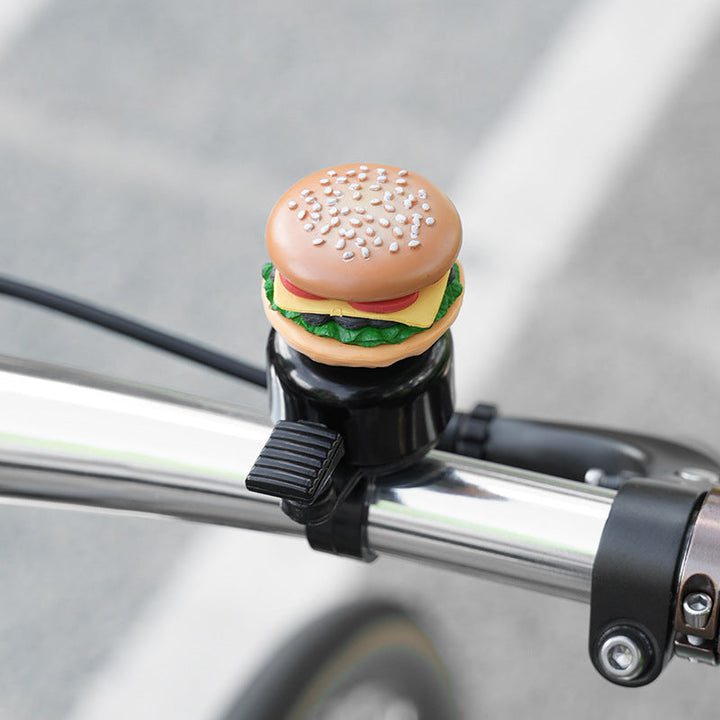 novelty handlebar bicycle bell with silicone popcorn topper and universal clamp Kalsten