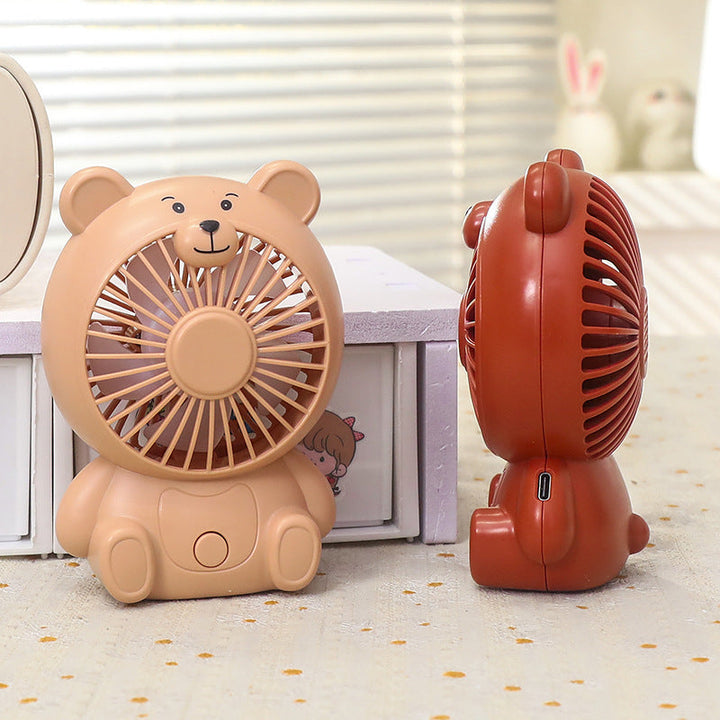 Women's Portable Mini Fan in Bear Design Kalsten