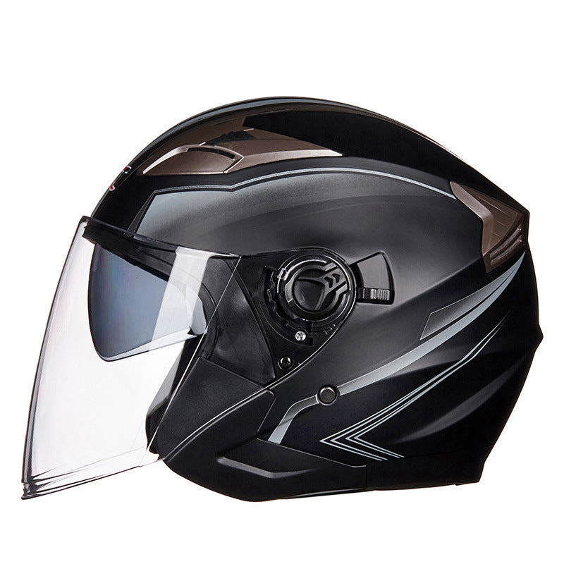 Full-Face Motorcycle Helmet with Integrated Visor Kalsten