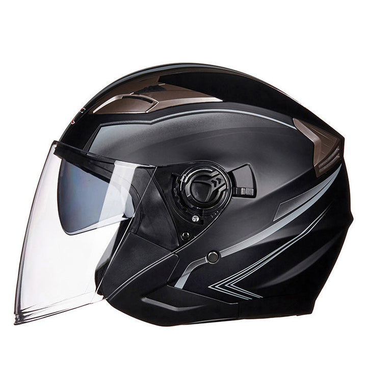 Full-Face Motorcycle Helmet with Integrated Visor Kalsten