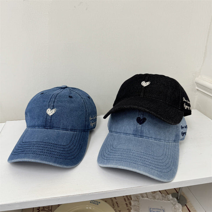Women's Casual Embroidered Denim Baseball Cap Kalsten