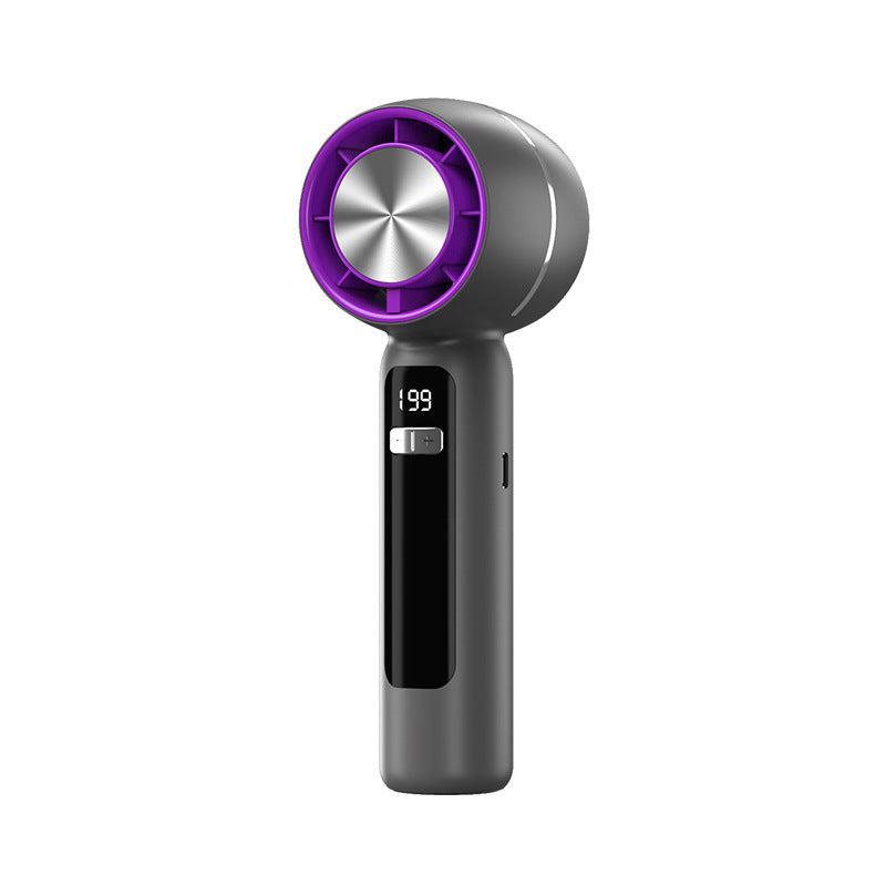 Ladies portable handheld fan with digital temperature display Kalsten