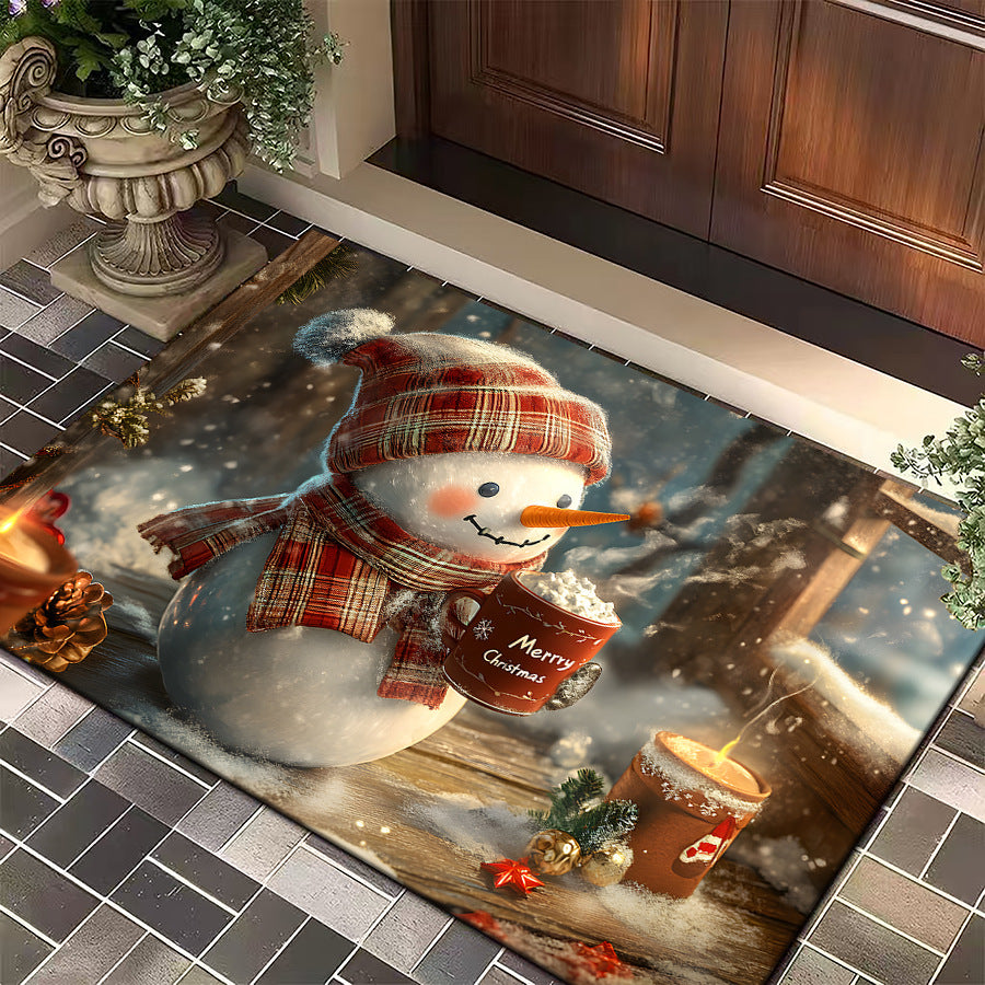 Festive Dog-Themed Entryway Mat Acalora