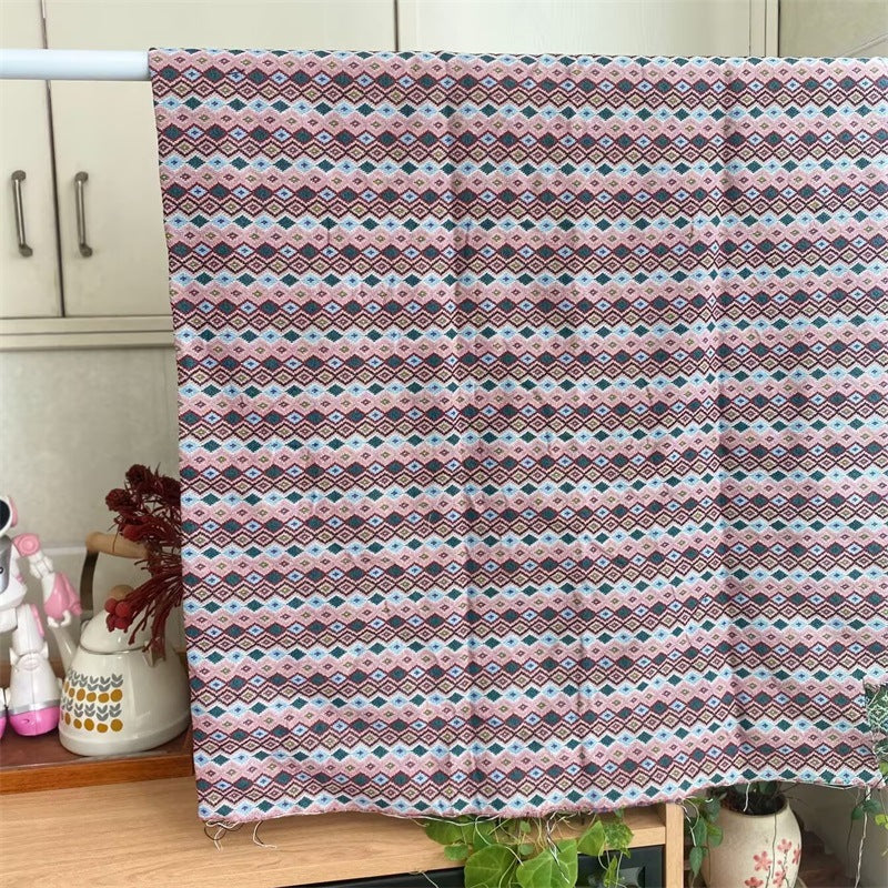 Artistic Textured Fabric Table Runner