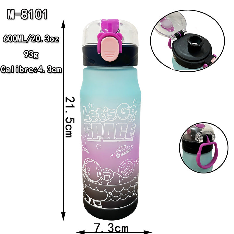 Ladies creative water bottle in space design Kalsten