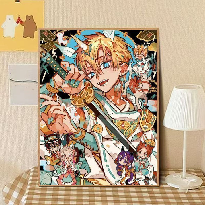 Whimsical Cartoon Character Canvas Art Kalsten