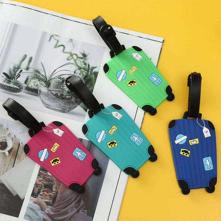 Unisex Luggage Tag in Modern Suitcase Design Kalsten