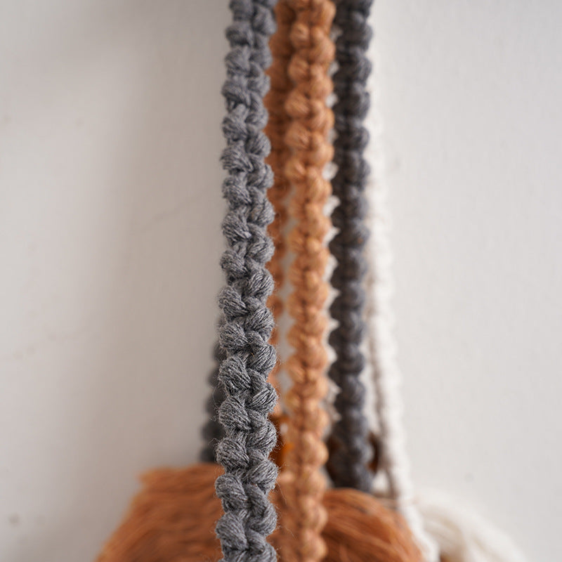 Macrame Leaf Wall Hanging Decor Acalora