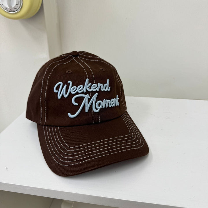 Women's Casual Cotton Baseball Cap with Embroidered Phrase Kalsten