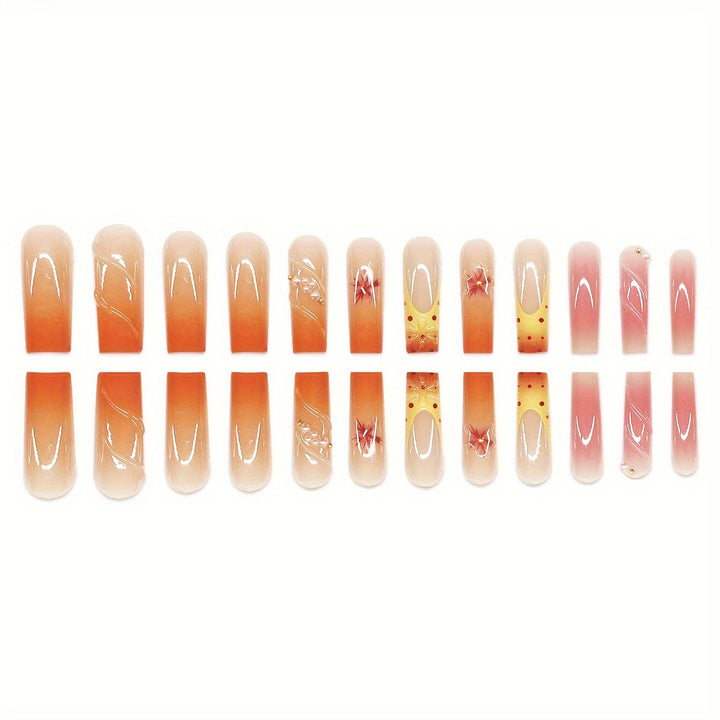 Decorative Press-On Nail Set Kalsten