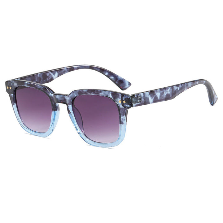 Women's Square Sunglasses with Modern Transparent Frame and UV Protection Kalsten