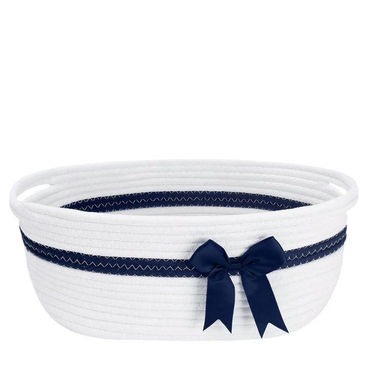 Women's decorative storage basket with bow accent Kalsten