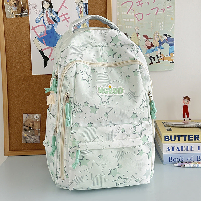 Star-Printed Multifunctional Backpack Kalsten