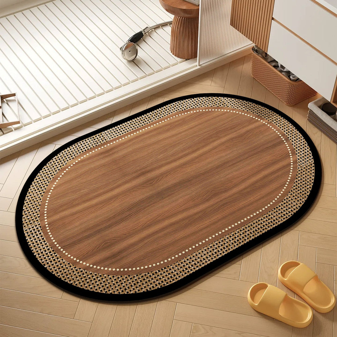 Anti-Slip Bathroom Mat with Inspirational Text