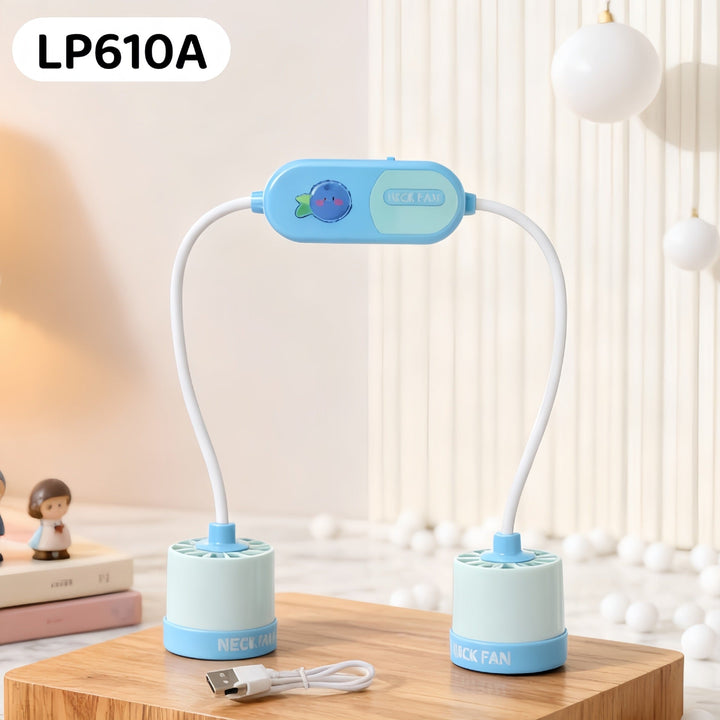 Women Portable Neck Fan with Flexible Design and Powerful Air Circulation Kalsten