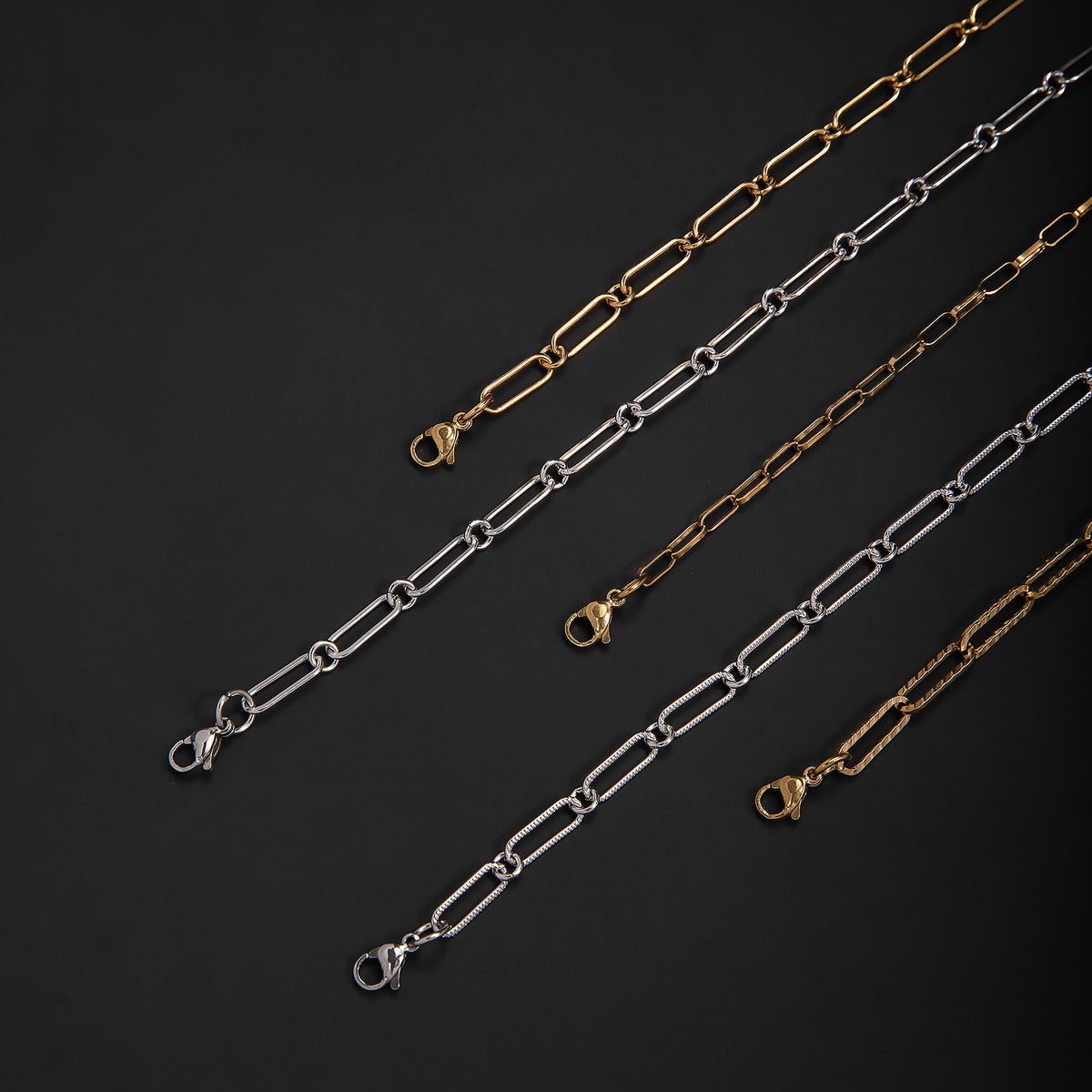 Elegant Open Link Chain Necklace Acalora