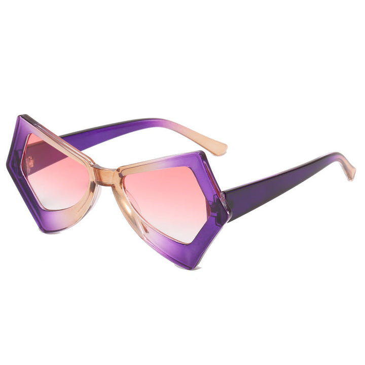 Women's polygonal sunglasses in extravagant design Kalsten