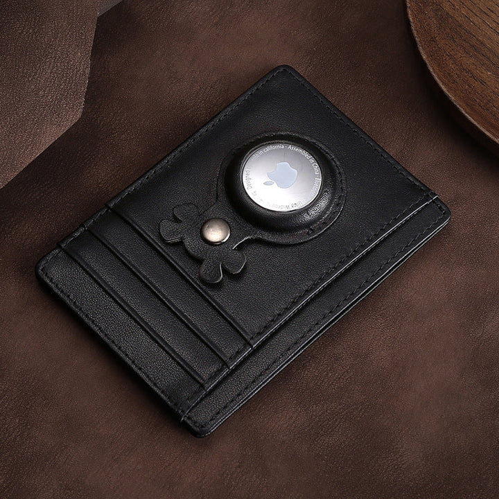 RFID-Blocking Leather Card Wallet