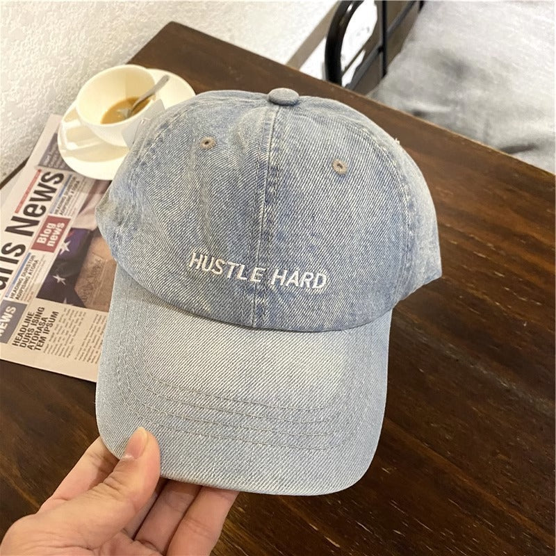 Women's Casual Distressed Denim Cap Kalsten