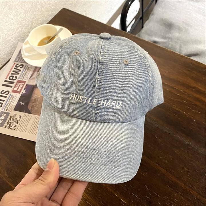 Women's Casual Distressed Denim Cap Kalsten