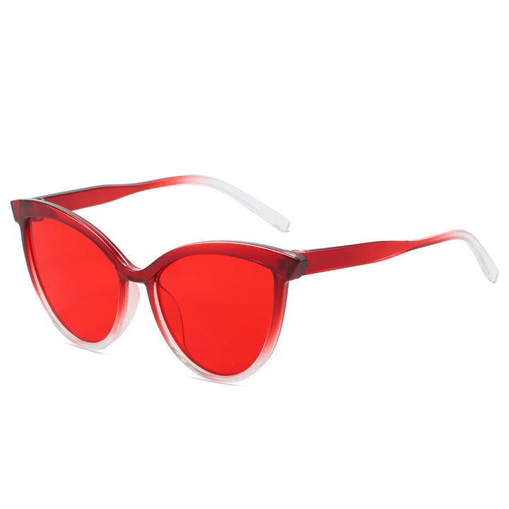 Ladies Elegant Cat-Eye Sunglasses with UV Protection and High-Quality Frame Kalsten