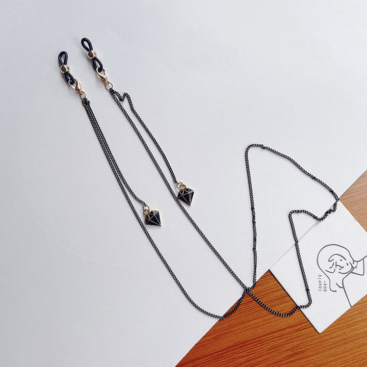 Fashionable glasses holder chain with star pendants Kalsten
