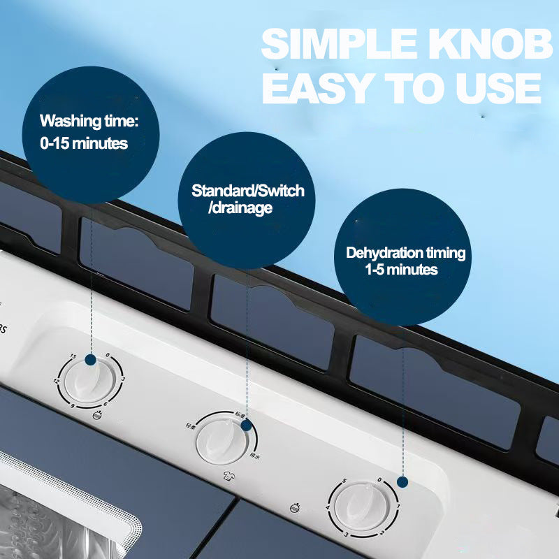 Compact washing machine with multifunctional spin and wash function Kalsten