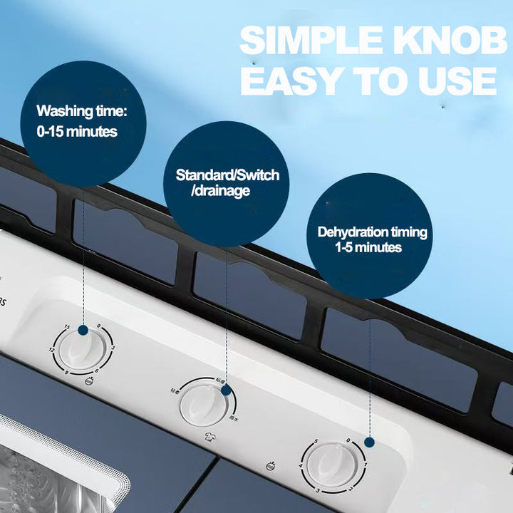 Compact washing machine with multifunctional spin and wash function Kalsten