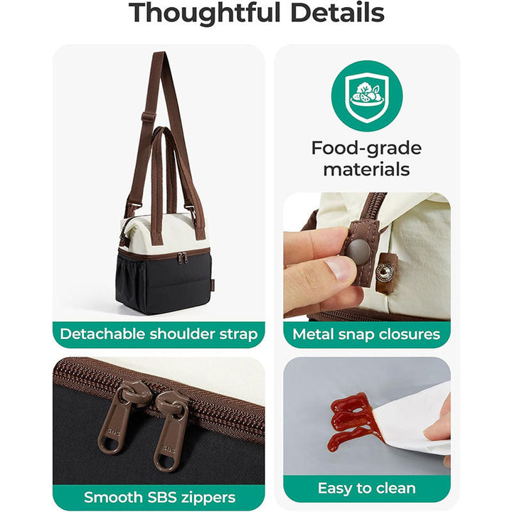 Insulated everyday bag with practical inner compartments Kalsten