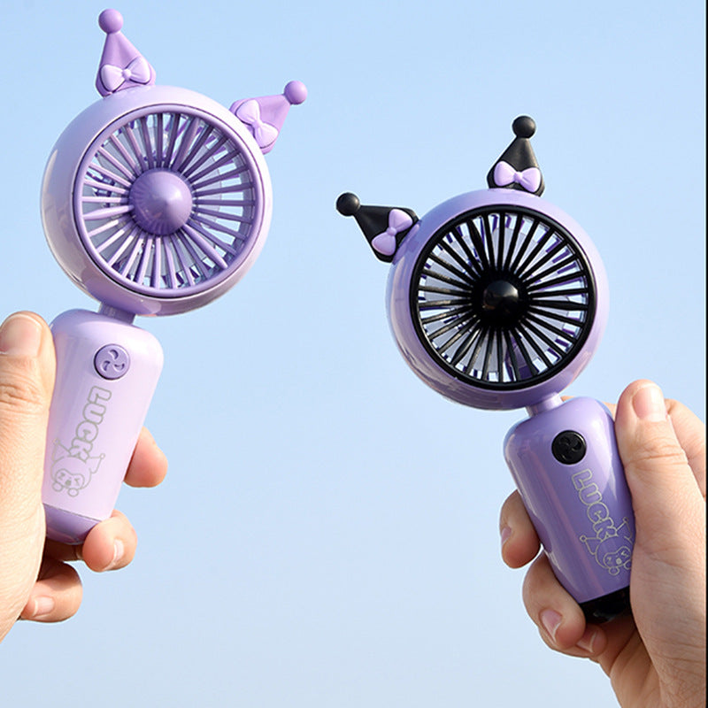 Women's Portable Hand Fan with Cute Rabbit Design Kalsten