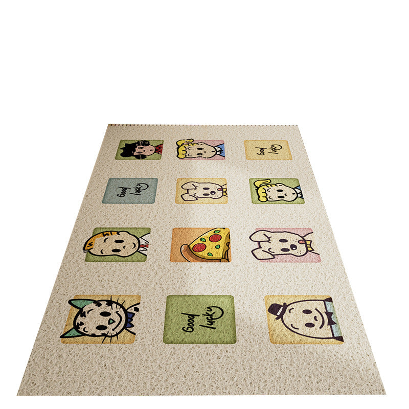Vibrant Patterned Shower Mat Kalsten