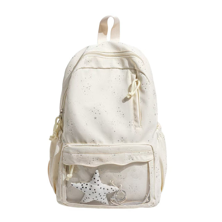 Star-Embellished Lightweight Backpack Kalsten