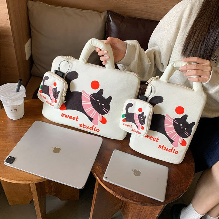 Laptop bag with creative cat pattern Kalsten