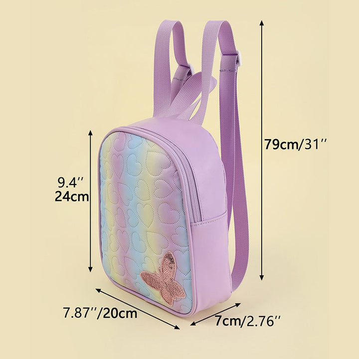 Mini backpack with heart pattern Kalsten