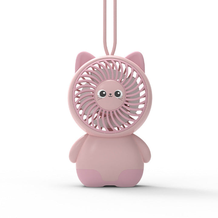 Cute Animal-Themed Handheld Fan Kalsten