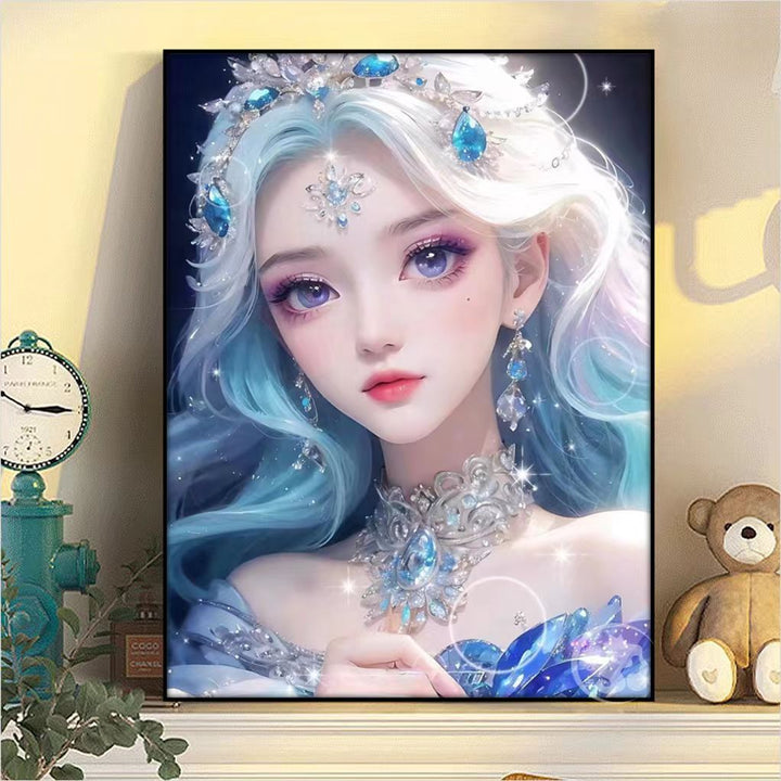 Fantasy Character Portrait Canvas Art Print Kalsten