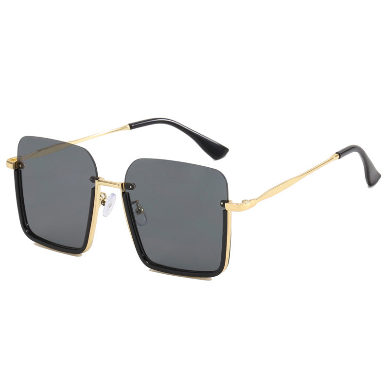 Women oversized sunglasses with elegant geometric frame Kalsten