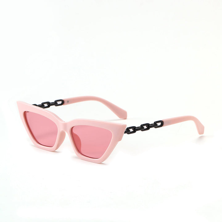 Women's Cat-Eye Sunglasses with Luxurious Chain Frame Kalsten