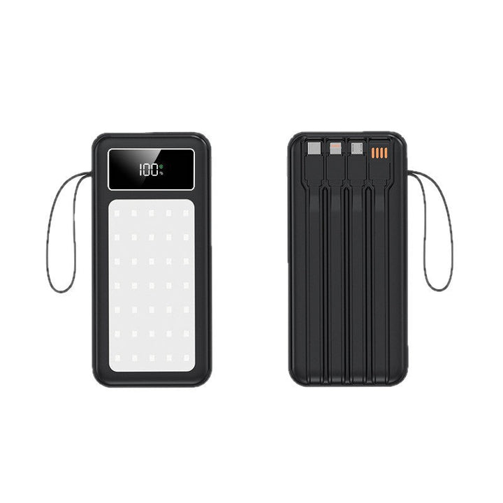 Portable power bank with integrated charging station and innovative LCD display Kalsten
