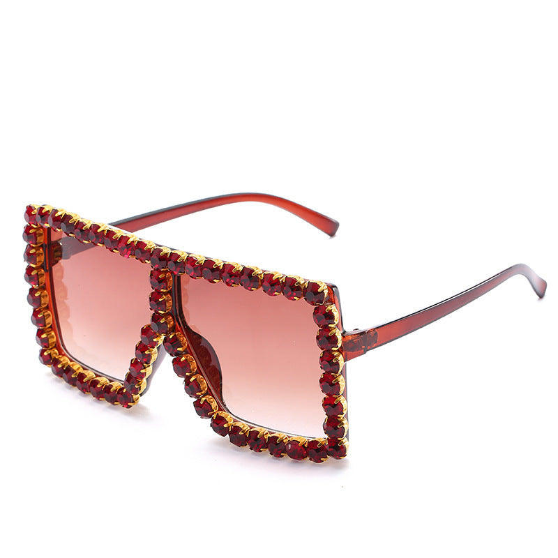 Women's fashionable sunglasses with rhinestone embellishment Kalsten