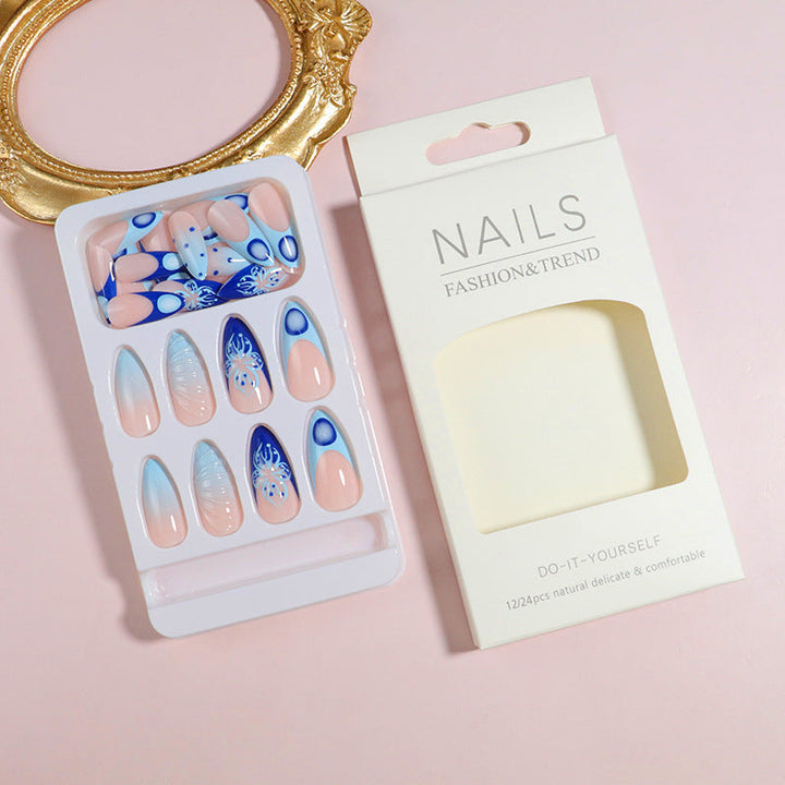 DIY Artistic Press-On Nail Set Kalsten