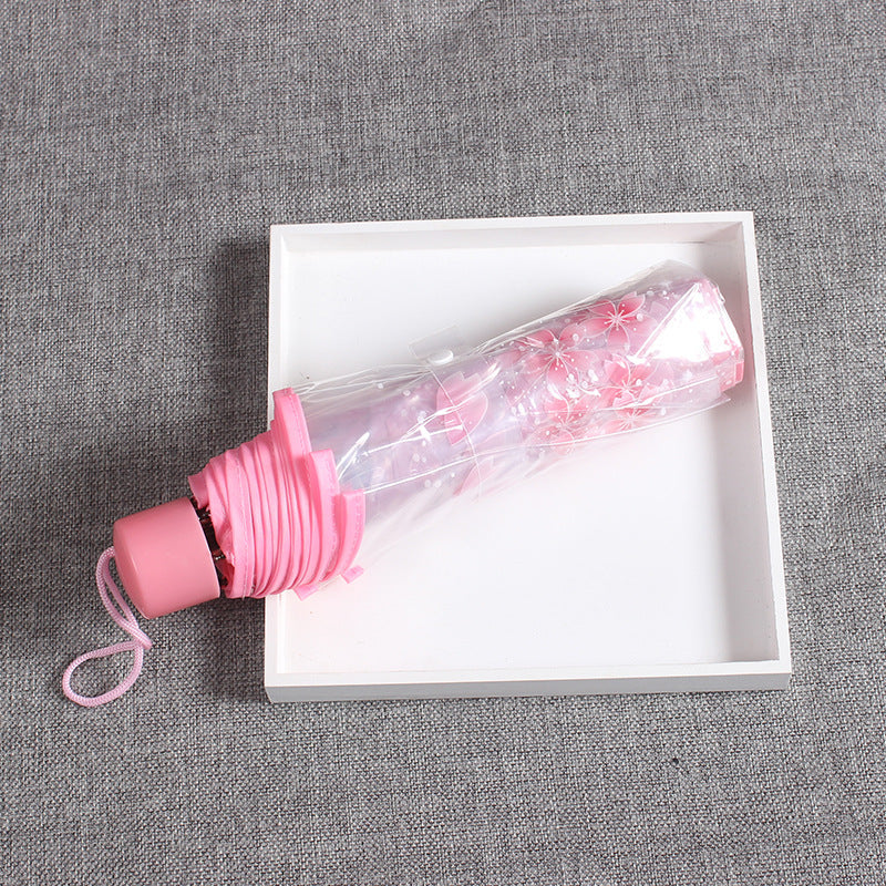 Women's elegant and portable umbrella with floral design Kalsten