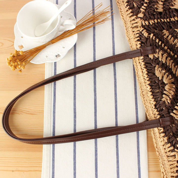 Large Beach Bag Made of Woven Bast Kalsten